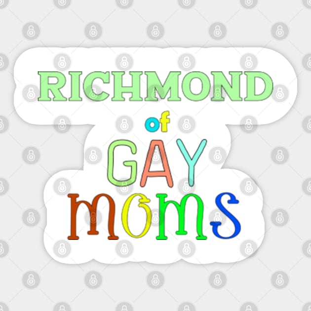 lgbt pride Richmond Sticker by ART BY IIPRATMO